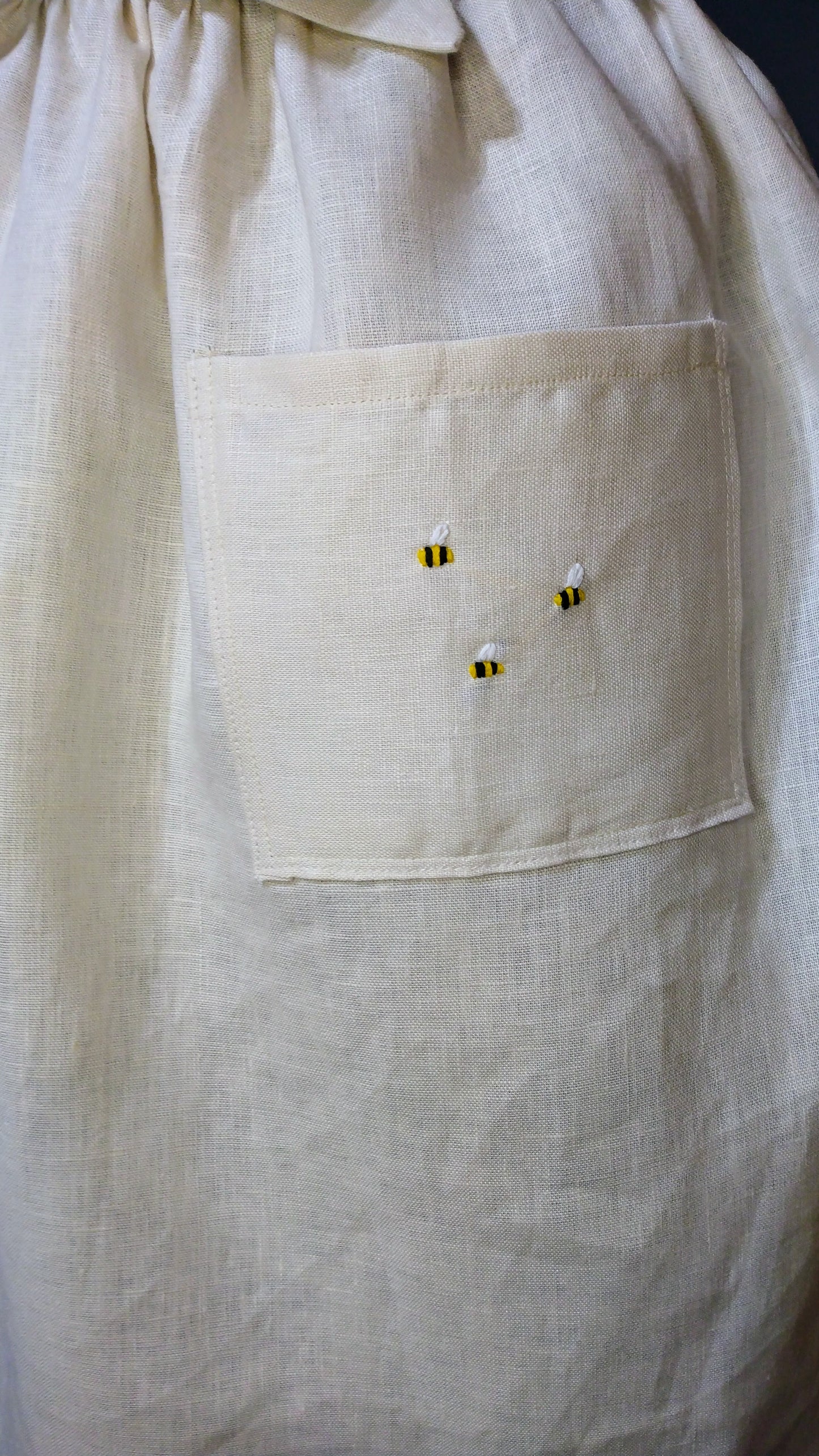 Embroidered Cottage Apron